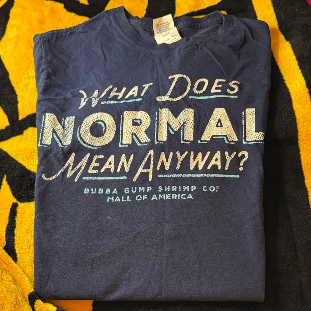 Bubba Gump Navy Graphic Tee